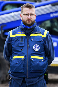 Pressetermin zum Bau eines Zauns zur Eindämmung der Afrikanischen Schweinepest in Krauschwitz