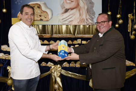 Corona-Stollen-Pressekonferenz in München