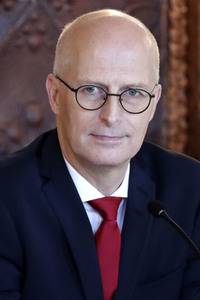 Corona-Pressekonferenz in Hamburg