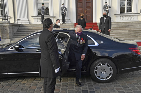 Empfang von Prinz Charles und Herzogin Camilla beim Bundespräsidenten in Berlin