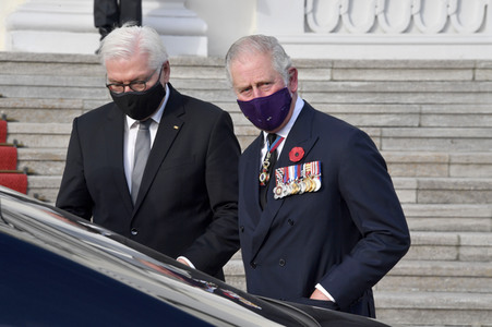 Empfang von Prinz Charles und Herzogin Camilla beim Bundespräsidenten in Berlin