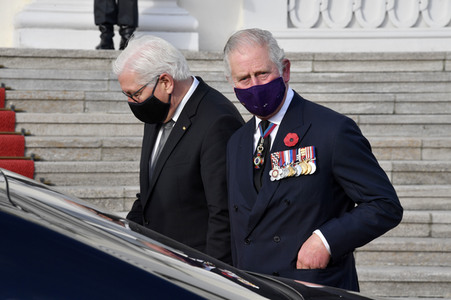 Empfang von Prinz Charles und Herzogin Camilla beim Bundespräsidenten in Berlin