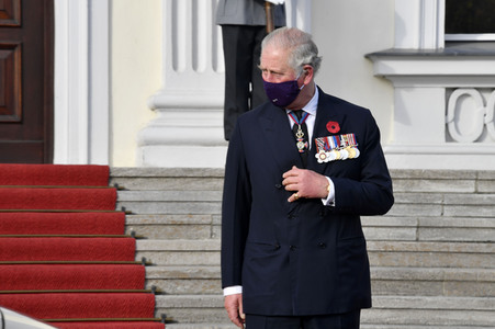 Empfang von Prinz Charles und Herzogin Camilla beim Bundespräsidenten in Berlin
