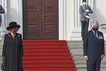 Empfang von Prinz Charles und Herzogin Camilla beim Bundespräsidenten in Berlin