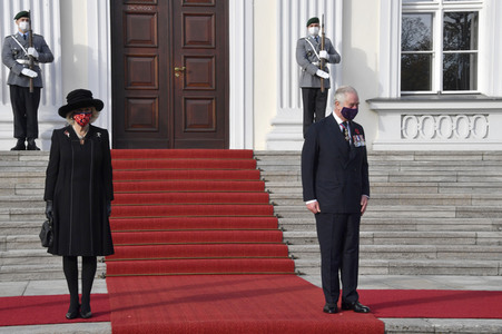 Empfang von Prinz Charles und Herzogin Camilla beim Bundespräsidenten in Berlin
