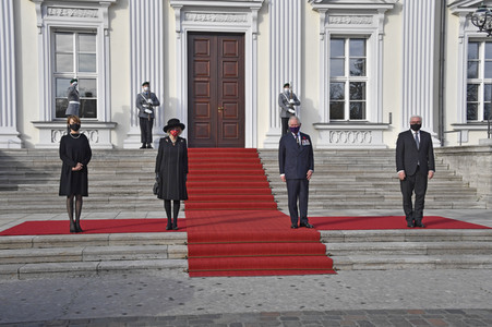 Empfang von Prinz Charles und Herzogin Camilla beim Bundespräsidenten in Berlin
