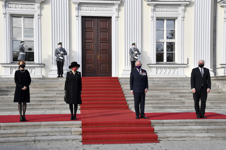 Empfang von Prinz Charles und Herzogin Camilla beim Bundespräsidenten in Berlin