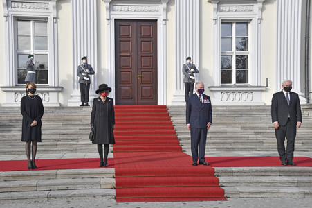 Empfang von Prinz Charles und Herzogin Camilla beim Bundespräsidenten in Berlin
