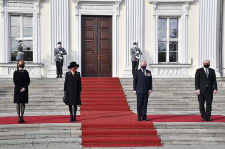 Empfang von Prinz Charles und Herzogin Camilla beim Bundespräsidenten in Berlin