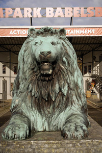 Eintreffen der Lokomotive Emma im Filmpark Babelsberg in Potsdam