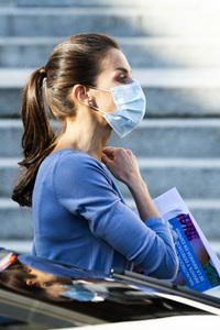 Königin Letizia von Spanien bei einem UNICEF Arbeitstreffen in Madrid