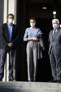 Königin Letizia von Spanien bei einem UNICEF Arbeitstreffen in Madrid