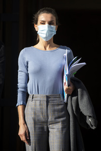 Königin Letizia von Spanien bei einem UNICEF Arbeitstreffen in Madrid