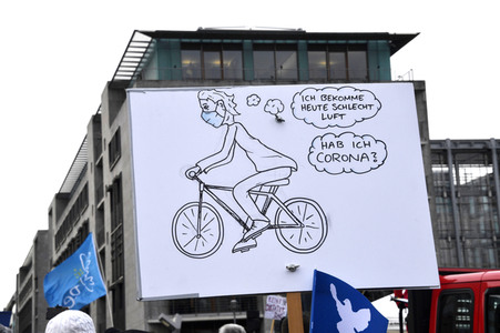 Proteste von Gegnern der Corona-Politik in Berlin