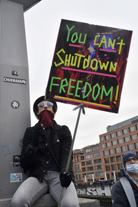 Proteste von Gegnern der Corona-Politik in Berlin