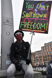 Proteste von Gegnern der Corona-Politik in Berlin