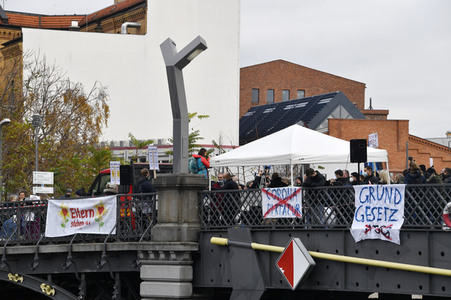 Proteste von Gegnern der Corona-Politik in Berlin