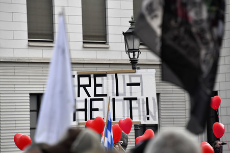 Proteste von Gegnern der Corona-Politik in Berlin