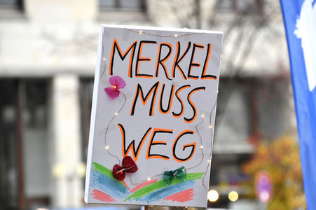 Proteste von Gegnern der Corona-Politik in Berlin