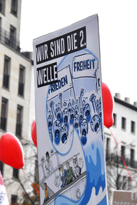 Proteste von Gegnern der Corona-Politik in Berlin