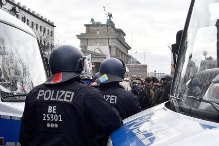 Proteste von Gegnern der Corona-Politik in Berlin