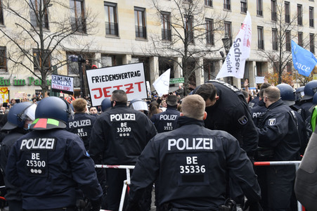 Proteste von Gegnern der Corona-Politik in Berlin