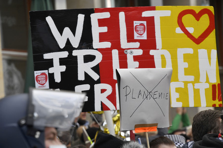 Proteste von Gegnern der Corona-Politik in Berlin