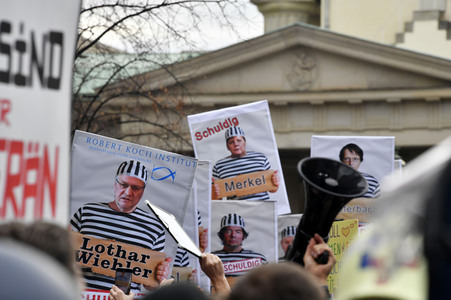 Proteste von Gegnern der Corona-Politik in Berlin