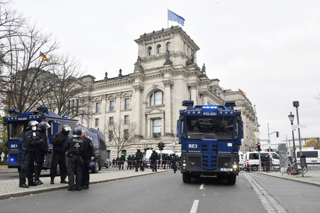 Proteste von Gegnern der Corona-Politik in Berlin