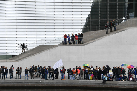 Proteste von Gegnern der Corona-Politik in Berlin