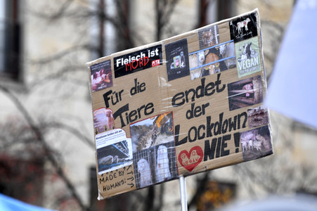Proteste von Gegnern der Corona-Politik in Berlin