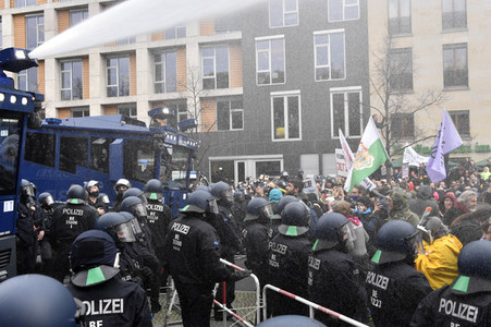 Proteste von Gegnern der Corona-Politik in Berlin