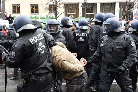 Proteste von Gegnern der Corona-Politik in Berlin