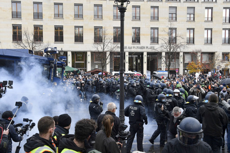 Proteste von Gegnern der Corona-Politik in Berlin