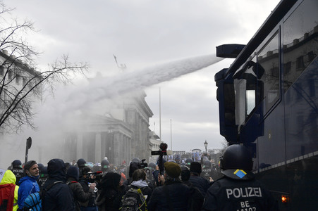 Proteste von Gegnern der Corona-Politik in Berlin