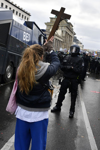 Proteste von Gegnern der Corona-Politik in Berlin