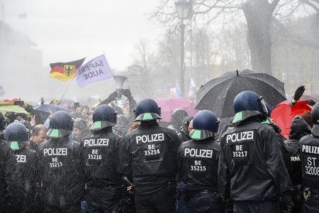 Proteste von Gegnern der Corona-Politik in Berlin