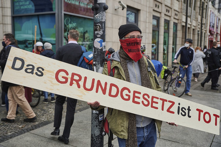 Proteste von Gegnern der Corona-Politik in Berlin