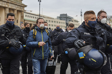 Proteste von Gegnern der Corona-Politik in Berlin