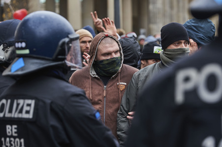 Proteste von Gegnern der Corona-Politik in Berlin