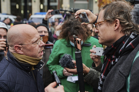 Proteste von Gegnern der Corona-Politik in Berlin