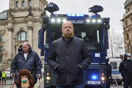 Proteste von Gegnern der Corona-Politik in Berlin