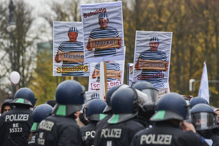 Proteste von Gegnern der Corona-Politik in Berlin
