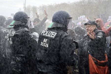 Proteste von Gegnern der Corona-Politik in Berlin