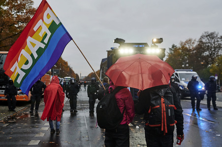 Proteste von Gegnern der Corona-Politik in Berlin