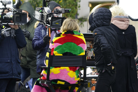 Dreharbeiten 'Germany’s Next Topmodel' in Berlin