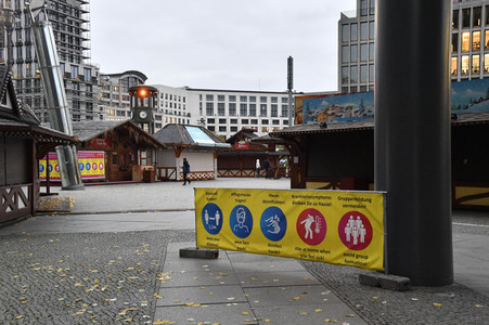 Winterwelt am Potsdamer Platz in Berlin