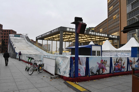 Winterwelt am Potsdamer Platz in Berlin