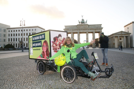 Fototermin mit Maren Gilzer in Berlin
