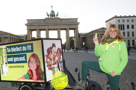Fototermin mit Maren Gilzer in Berlin